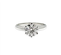 Anello Gazzola Donna Solitario in Oro bianco Diamante Lab Grown AN-SER-1.51-LG